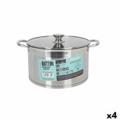 Kastrull med glaslock Quttin Hermes Stl 10 L (4 antal)