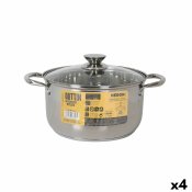 Kastrull med glaslock Quttin New neron Stl 10 L (4 antal)