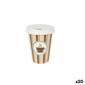Glasset Algon Med lock Engngsanvndning Kaffe/ Caf Papp 8 Dela
