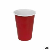 Set med teranvndbara glas Algon Plast Rd 10 Delar 450 ml (18