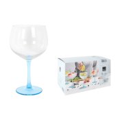 Glasset fr Gin & Tonic Inde Bl 650 ml 9 x 11 x 19 cm