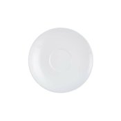 Tallrik Arcoroc Restaurant Kaffe/ Caf Vit Glas 6 Delar