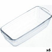 Ugnsform  Cuisine Rektangulr 29 x 12 x 8 cm Transparent (6 ant