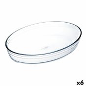 Ugnsform  Cuisine Ocuisine Vidrio Transparent Glas Oval 26,2 x