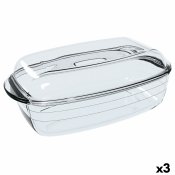 Ugnsform  Cuisine Rektangulr Med lock 37,5 x 22,5 x 10,6 cm Tr