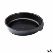 Kakform Pyrex Magic Svart Metall Rund 20 cm 6 antal