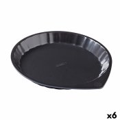 Kakform Pyrex Magic Svart Metall Platt Rund  27 cm 6 antal