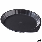 Kakform Pyrex Magic Svart Metall Platt Rund  30 cm 6 antal