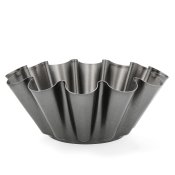 Bakform Quid Sweet Grey Svart Metall 23 x 9 cm (12 antal)