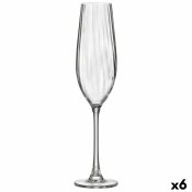 Champagneglas Bohemia Crystal Optic Transparent Glas 260 ml (6 a
