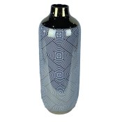 Vas DKD Home Decor Porslin Gyllene Vit Orientalisk (16 x 16 x 42