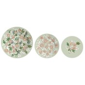 Platt skl DKD Home Decor Porslin Traditionell 27 x 27 x 3 cm 18