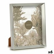 Fotoram Silvrig Plast Glas (22,3 x 3,5 x 27,3 cm) (6 antal)