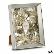 Fotoram Silvrig Plast Glas (15,2 x 3,5 x 20,2 cm) (6 antal)