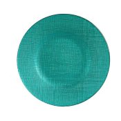 Platt skl Vivalto 323921P Turkos Glas 21 x 2 x 21 cm (6 antal)