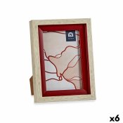 Fotoram Glas Rd Tr Brun Plast (13,5 x 18,8 x 2 cm) (6 antal)