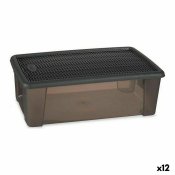 Lda med lock Stefanplast Elegance Gr 19,5 x 11,5 x 33 cm Plast
