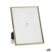 Fotoram Gyllene Glas Stl (15,5 x 28 x 22,9 cm) (12 antal)