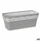 Blomlda Stefanplast Cloe Vit Gr Plast 13,3 x 12,3 x 29,3 cm (1