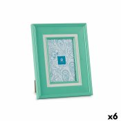 Fotoram Glas Grn Plast (6 antal) (2 x 23 x 18 cm)