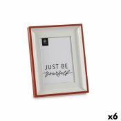 Fotoram Glas Rd Vit Plast (2,5 x 24 x 19 cm) (6 antal)