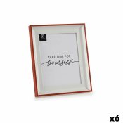 Fotoram Glas Rd Vit Plast (2,5 x 31,2 x 26 cm) (6 antal)