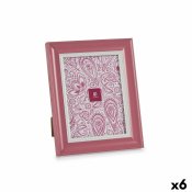 Fotoram Glas Rosa Plast (6 antal) (2 x 26 x 21 cm)