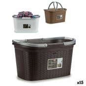 Tvttkorg Stefanplast Elegance Plast 35 L 57,5 x 29 x 36,5 cm (1