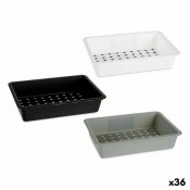 Ldorganiserare Kinvara CN18799 Vit Svart polypropen 16 x 5 x 24