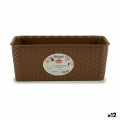 Blomlda Stefanplast Brun PVC 13 x 11 x 28,5 cm (12 antal)
