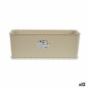 Blomlda Stefanplast Beige Plast 17,5 x 16 x 48,5 cm (12 antal)