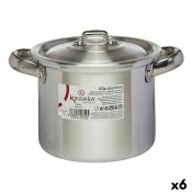 Gryta med lock Kinvara 100030 Silvrig Aluminium  14 cm (6 antal