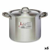 Gryta med lock Kinvara 100033 Silvrig Aluminium  20 cm (6 antal