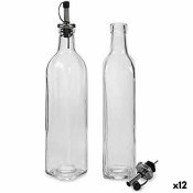 Set med olja och vinger Vivalto WJ6079-L Transparent Glas 2 x 5