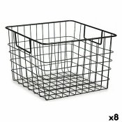 Multifunktionell korg Kinvara W7318 Svart Stl 29 x 19,5 x 32 cm