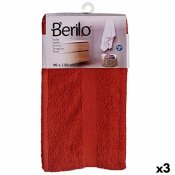 Badhandduk 90 x 150 cm Terracotta colour (3 antal)
