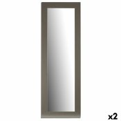 Vggspegel 13 Silvrig 52,5 x 155 x 1,5 cm Rektangulr (2 antal)