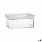 Burk Transparent Silikon polystyren ABS 1,1 L 10,5 x 9 x 21 cm (