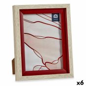 Fotoram 17 x 2 x 21,8 cm Glas Rd Tr Brun Plast (6 antal)