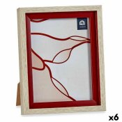 Fotoram 18,8 x 2 x 24 cm Glas Rd Tr Brun Plast (6 antal)