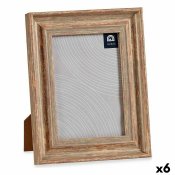 Fotoram 19 x 2 x 24 cm Glas Tr Brun Koppar Plast (6 antal)