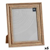 Fotoram 26 x 2 x 31 cm Glas Tr Brun Koppar Plast (6 antal)