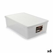 Frvaringslda med lock Stefanplast Elegance Vit Plast 38,5 x 17