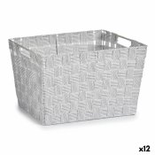Tvttkorg Kipit A3-6875 Vit Tyg 10 L 25 x 20 x 35 cm (12 antal)