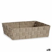 Multifunktionell korg Kipit A3-6885 Beige Tyg 3,8 L 34 x 8,5 x 2
