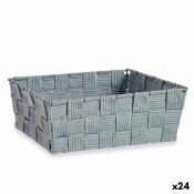 Multifunktionell korg Kipit A3-6930A9 Gr Tyg 2,4 L 20 x 8 x 24