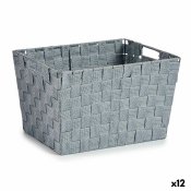 Tvttkorg Kipit A3-6875 Gr Tyg 10 L 25 x 20,5 x 35 cm (12 antal