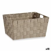 Multifunktionell korg Kipit A3-6883 Brun Tyg 5 L 30,4 x 14 x 20
