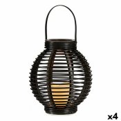 LED-lykta Ibergarden B5004 Brun Plast 21 x 23,7 x 21 cm (4 antal