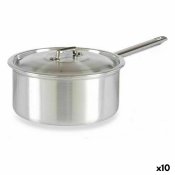 Kastrull med lock Kinvara 100021 Silvrig Aluminium 3 L 22 x 12 x